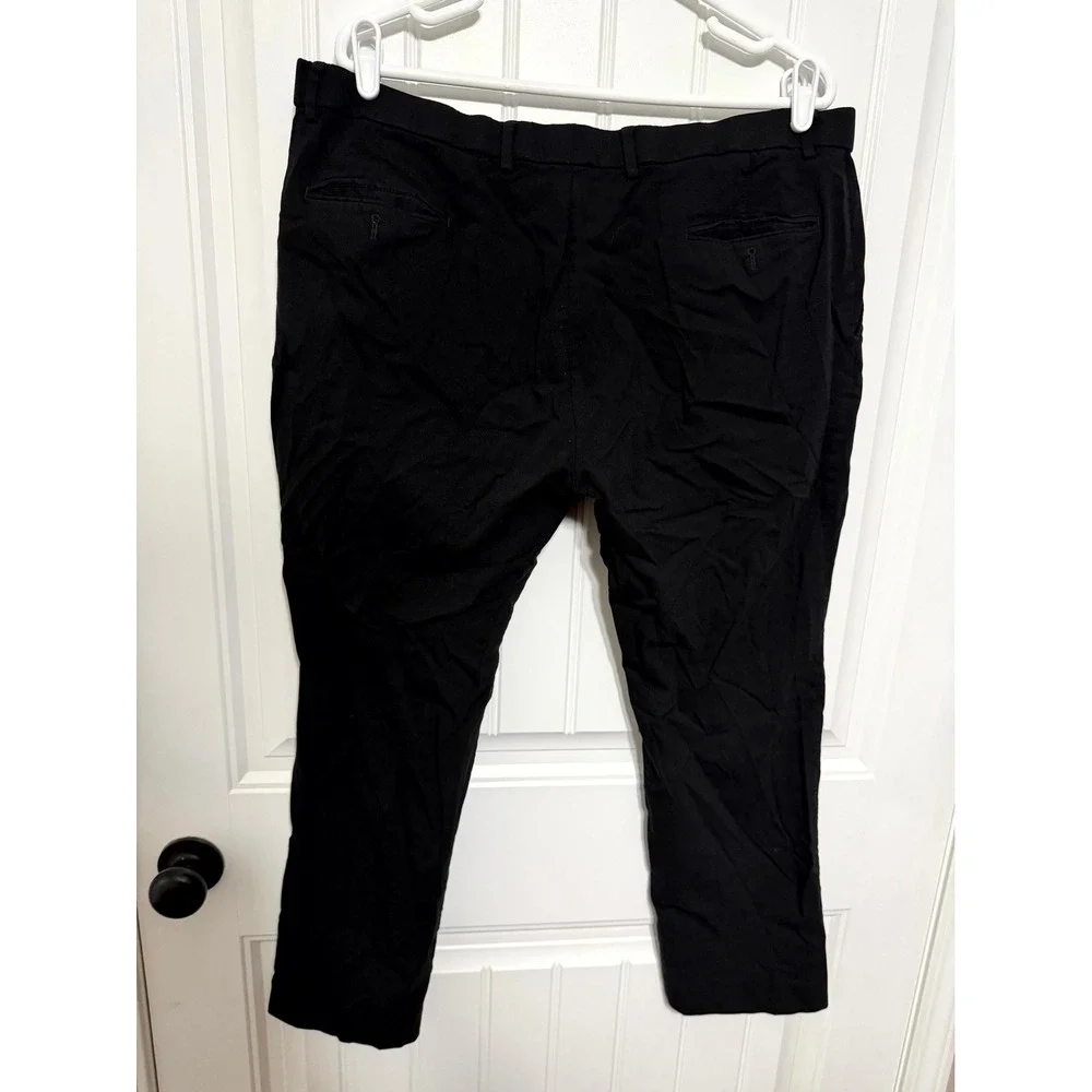 Tommy Hilfiger Pants Mens 40x29 Dress Stretch Black EUC